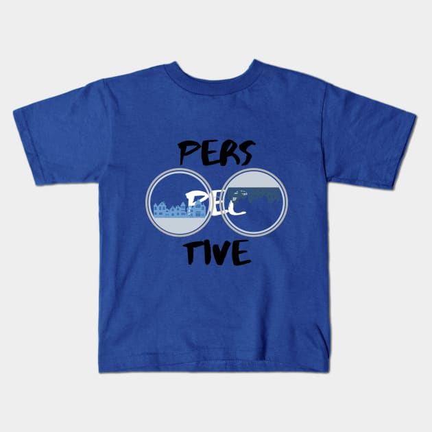 Perspective Kids T-Shirt by UmarGhouse